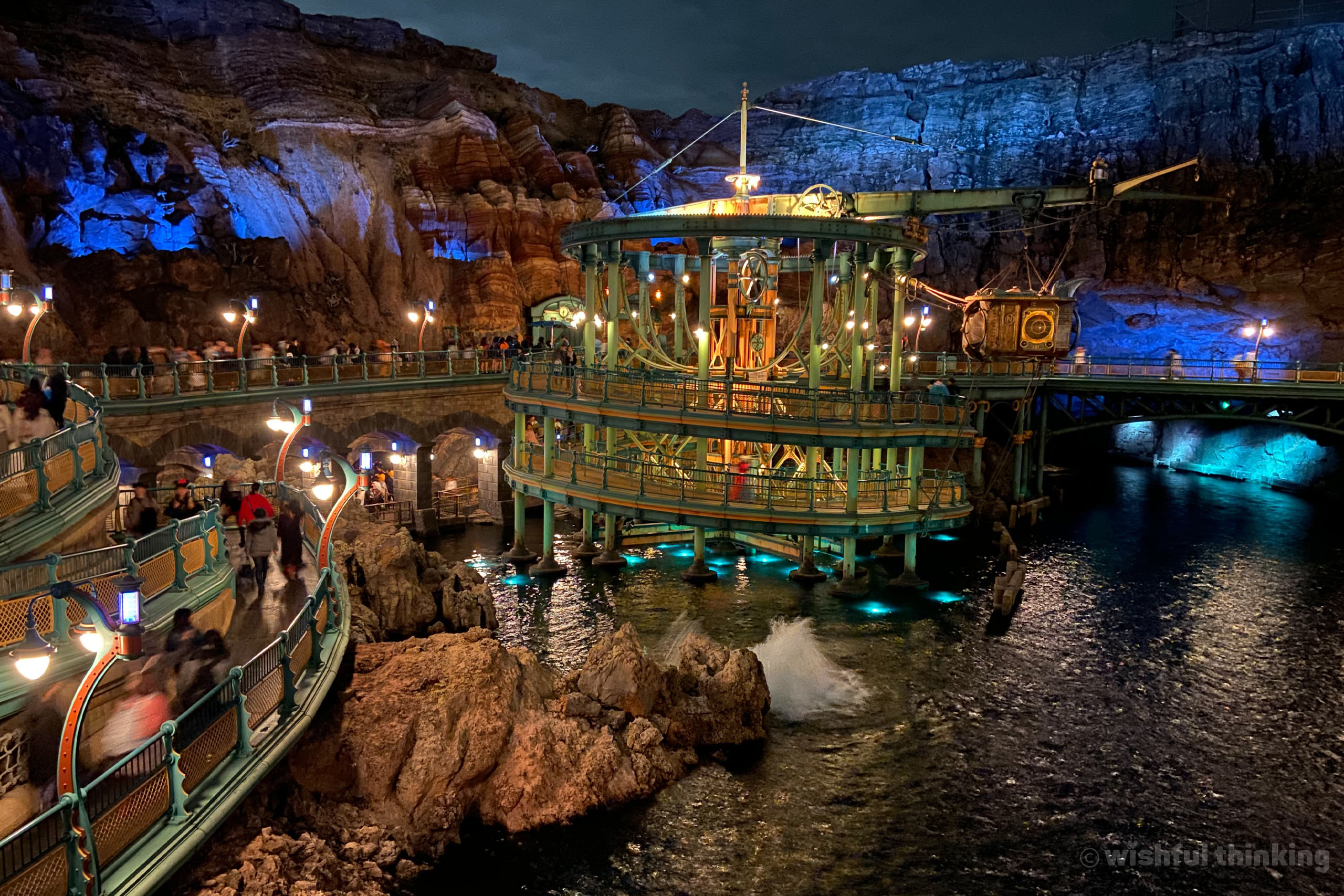 Tokyo DisneySea's 20,000 Leagues Under the Sea attraction invites guests into the depths of Jules Verne's imagination