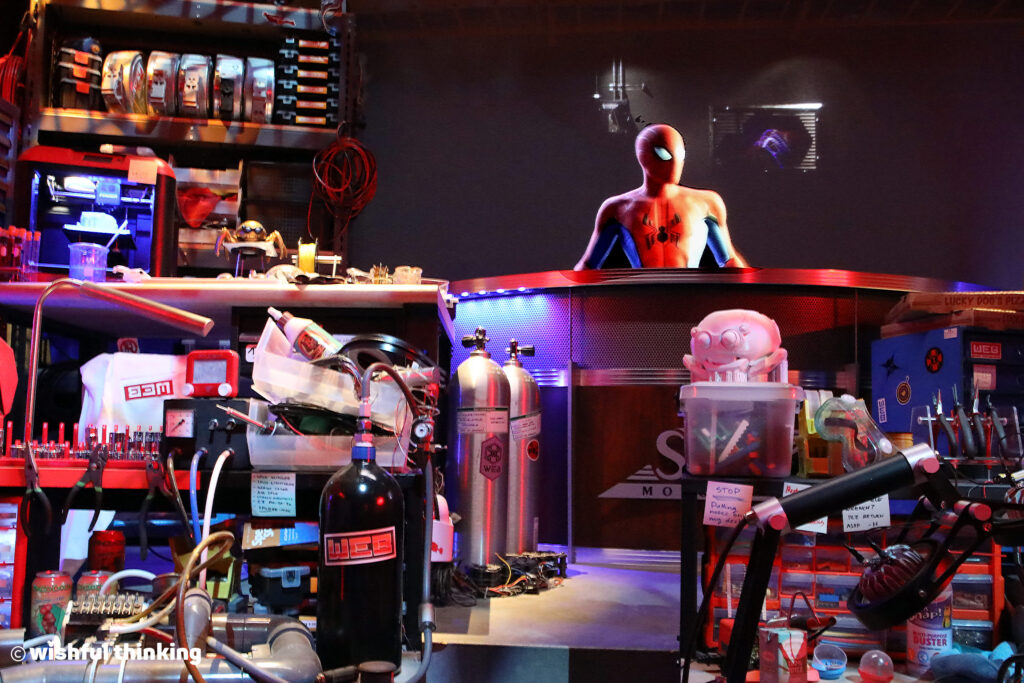 Spider-Man welcomes guests to WEB SLINGERS at Disney California Adventure's Avengers Campus in California